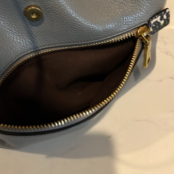 COACH Colorblock Snake Print Leather Evie backpack EUC - Picture 13 of 13